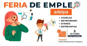 Ferie de Empleo ADEIPA 2026. Oviedo, Palacio de Exposiciones y Congresos